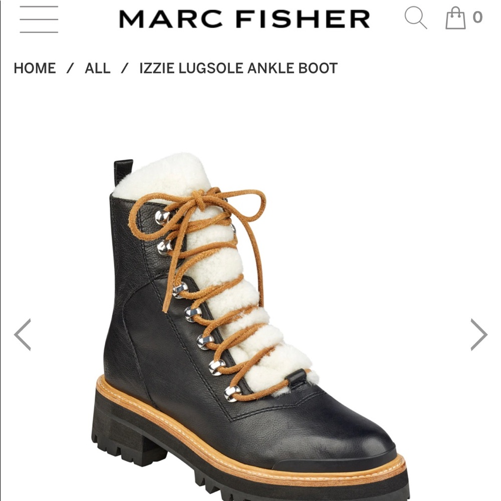 Marc Fisher Izzie Lugsole Ankle Boot